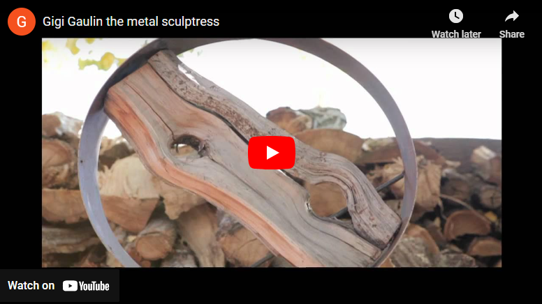 Gigi Gaulin the metal sculptress video
